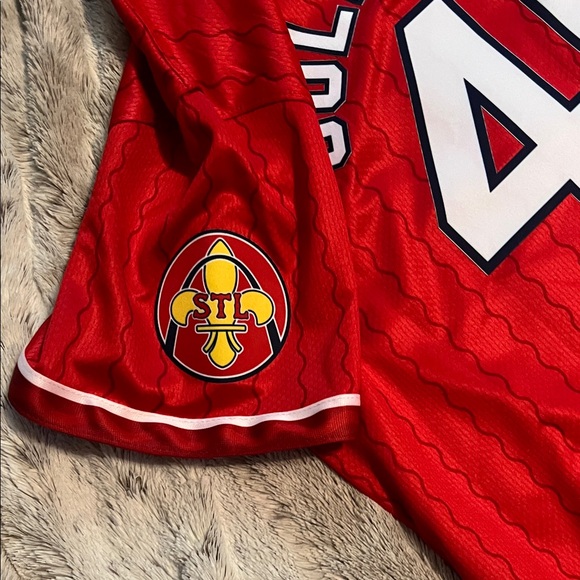 Nike Red St. Louis Cardinals Kids Jersey - Picture 8 of 8